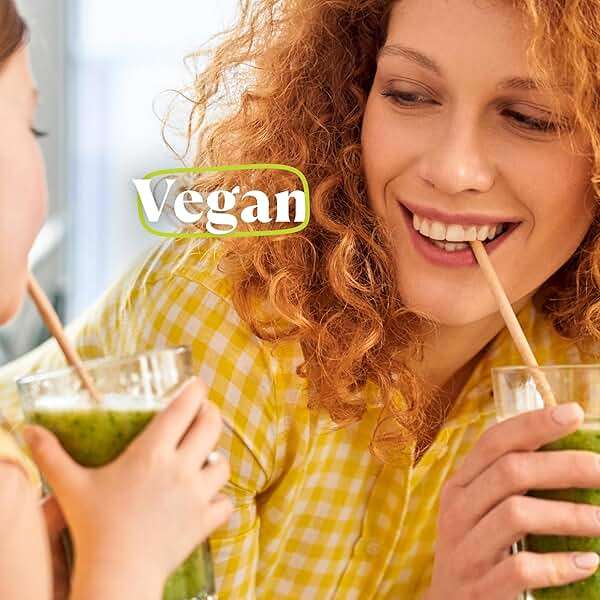 Amazing Grass Kidz Superfood: Vegan Protein & Probiotics for Kids with Beet Root Powder & 1/2 Cup of Leafy Greens, Strawberry Blast, 15 Servings - Image 4
