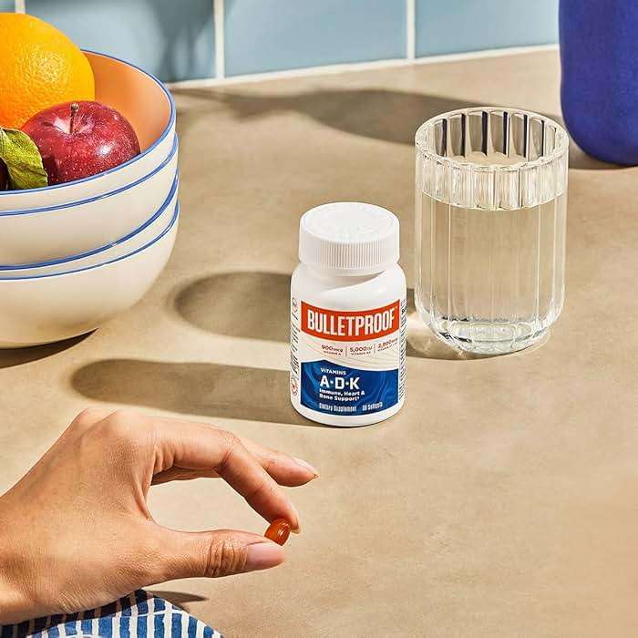 Bulletproof Vitamins A-D-K Softgels, 30 Count, Supplement for Heart, Bone Health and Immune Support - Image 3