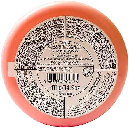 Bath and Body Works White Barn Champagne Toast 3 Wick Candle 14.5 Ounce Basic White Barn Label - Image 3
