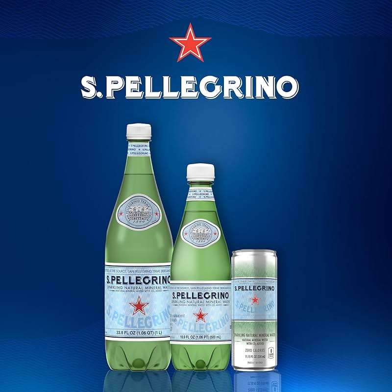 S.Pellegrino Sparkling Natural Mineral Water, Unflavored, 11.15 Fl. Oz (Pack of 24) - Image 8