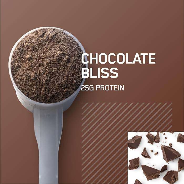 Optimum Nutrition Gold Standard 100% Isolate, Protein Powder, Chocolate Bliss, 3 Pounds, 44 Servings. Whey Protein Isolate (Packaging May Vary) - Image 2