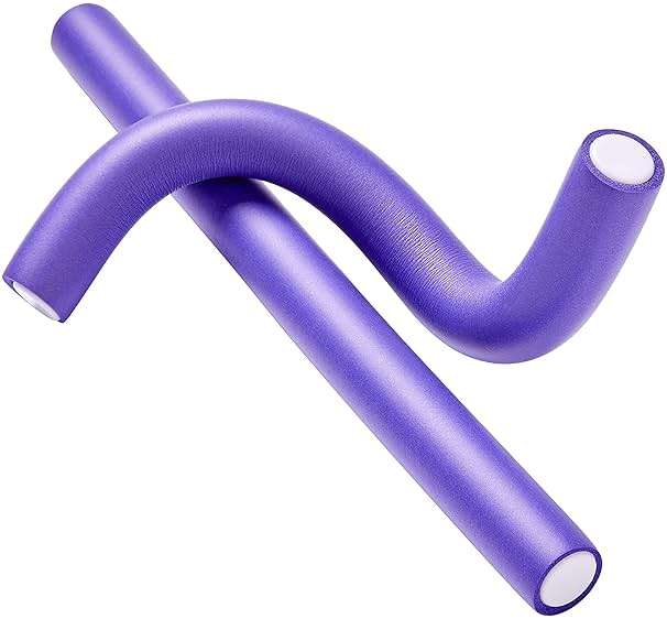 Red by Kiss Flexi Rods - Heatless Hair Curler for 90S Glamorous Bouncy Curls Beach Waves, No Slips, Sleep Styler 10" Length (3/4" Diameter) - Image 3