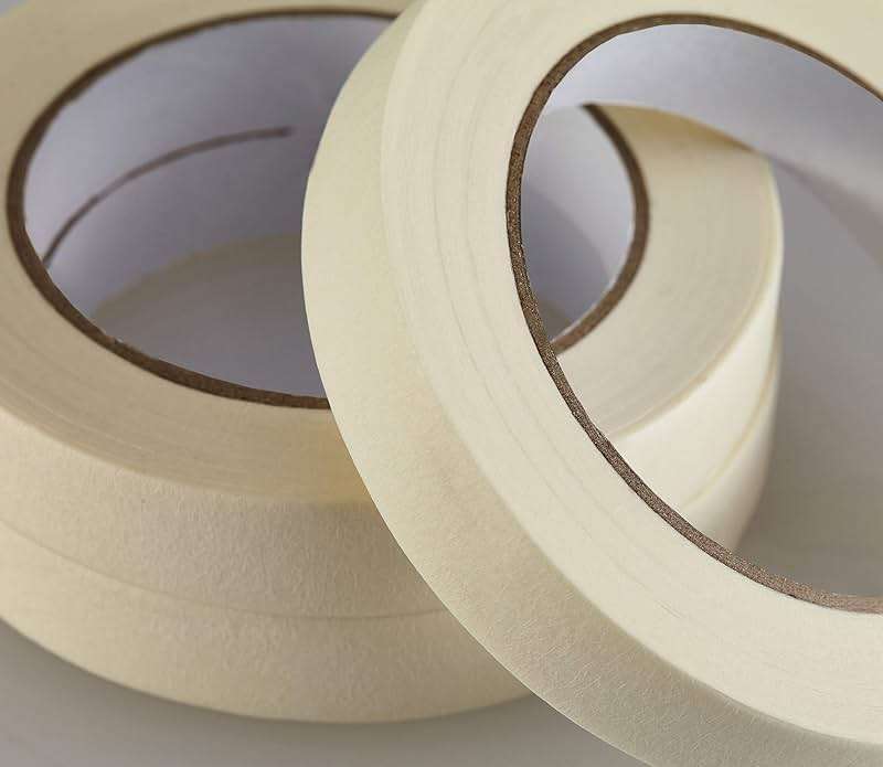 Lichamp Masking Tape 10 Pack General Purpose Beige White Color, 0.75 inch x 55 Yards x 10 Rolls (550 Total Yards), for Painting, Home, Office, School Stationery, Arts, Crafts etc. (3004) - Image 3