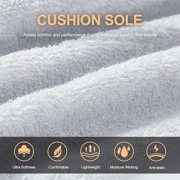 CS CELERSPORT 6 Pairs Ankle Athletic Running Socks Low Cut Sports Tab Socks for Men and Women - Image 5