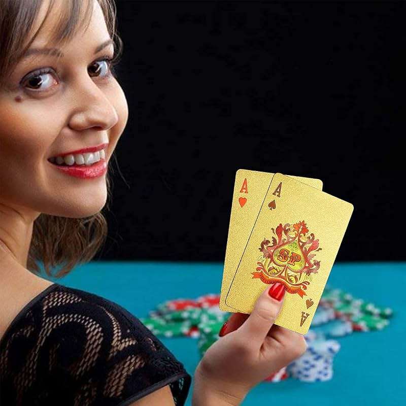 EAY Gold Waterproof Playing Cards - Poker Deck for Parties and Games - Image 2