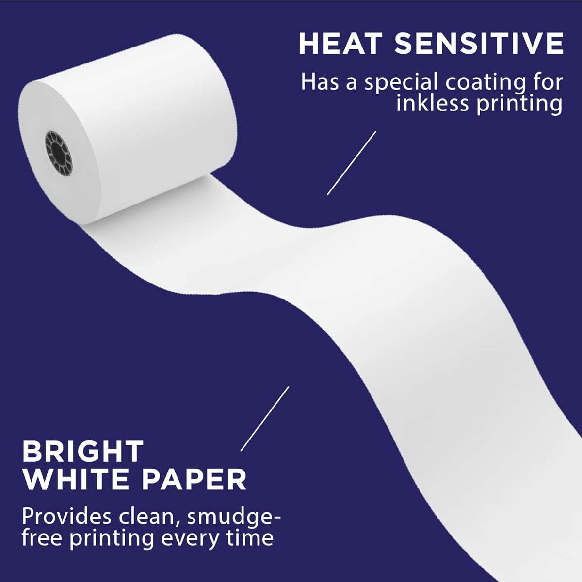 Thermal Paper for Clover POS (Clover Station Thermal Printer) by Paper Planet | Credit Card Receipt Rolls for C500 C501 C503 C100 P100 | 20 Rolls - Image 6
