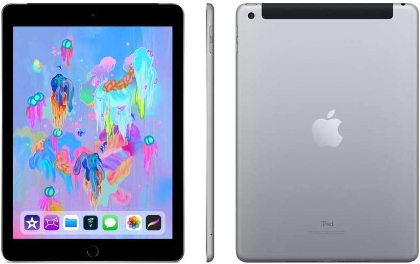 Apple iPad Early 2018 (9.7-inch, Wi-Fi, 32GB) - Space Gray (Renewed) - Image 2