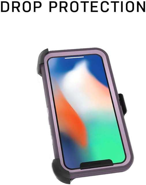 OtterBox DEFENDER SERIES SCREENLESS EDITION Case for iPhone Xr - Frustration Free Packaging - BLACK - Image 7