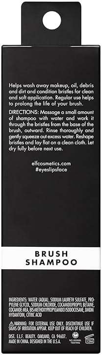 e.l.f. Makeup Brush Shampoo, Gentle Bristles Conditioner To Easily Remove Oils & Dirt From Makeup Brushes, 4.1 Fl Oz, Vegan & Cruelty-Free - Image 3
