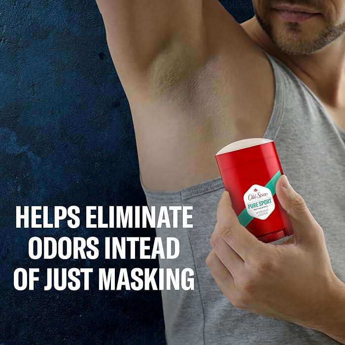 Old Spice Antiperspirant Deodorant For Men, High Endurance, 24/7 Sweat Defense & Odor Protection, 24/7 Freshness & Lasting Scent, Pure Sport Scent, 0.5 oz (Pack of 24) - Image 6