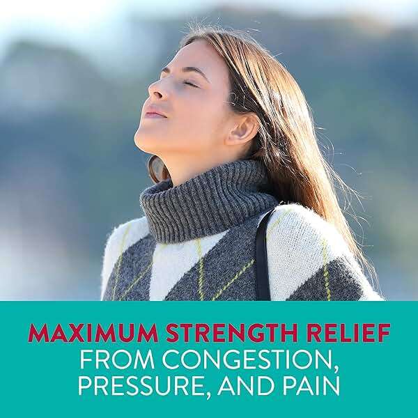 Vicks Sinex SEVERE, All-In-One Sinus + Mucus Relief, Non-Drowsy, Loosens Mucus, Maximum Strength Relief of Pain, Pressure, Congestion, & Headache Relief, 24 LiquiCaps - Image 2