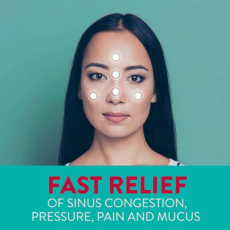 Vicks Sinex SEVERE, All-In-One Sinus + Mucus Relief, Non-Drowsy, Loosens Mucus, Maximum Strength Relief of Pain, Pressure, Congestion, & Headache Relief, 24 LiquiCaps - Image 8