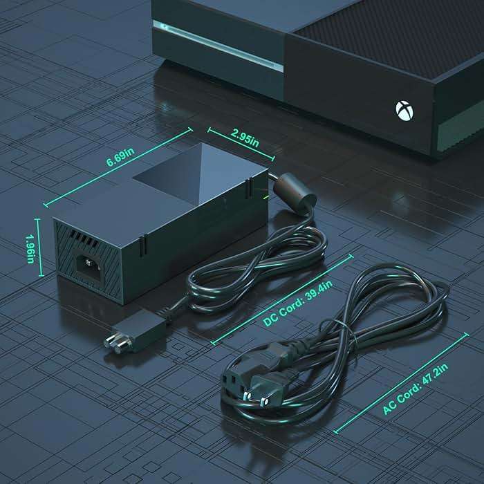 Ponkor Power Supply for Xbox One, AC Cord Replacement Power Brick Adapter 100-240V Compatible with Xbox One 360 - Image 6