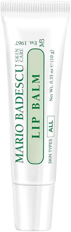 Mario Badescu Moisturizing Lip Balm for Dry Cracked Lips, Infused with Coconut Oil and Shea Butter, Ultra-Nourishing Lip Care Moisturizer for Soft, Smooth and Supple Lips - Image 1