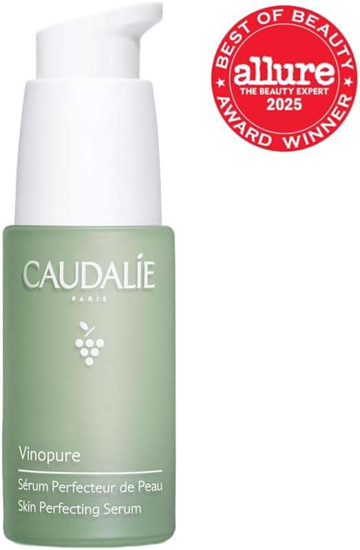 Caudalie Vinopure Natural Salicylic Acid Pore Minimizing Serum with Niacinamide, Skin Perfecting Serum - 30 mL - Image 2