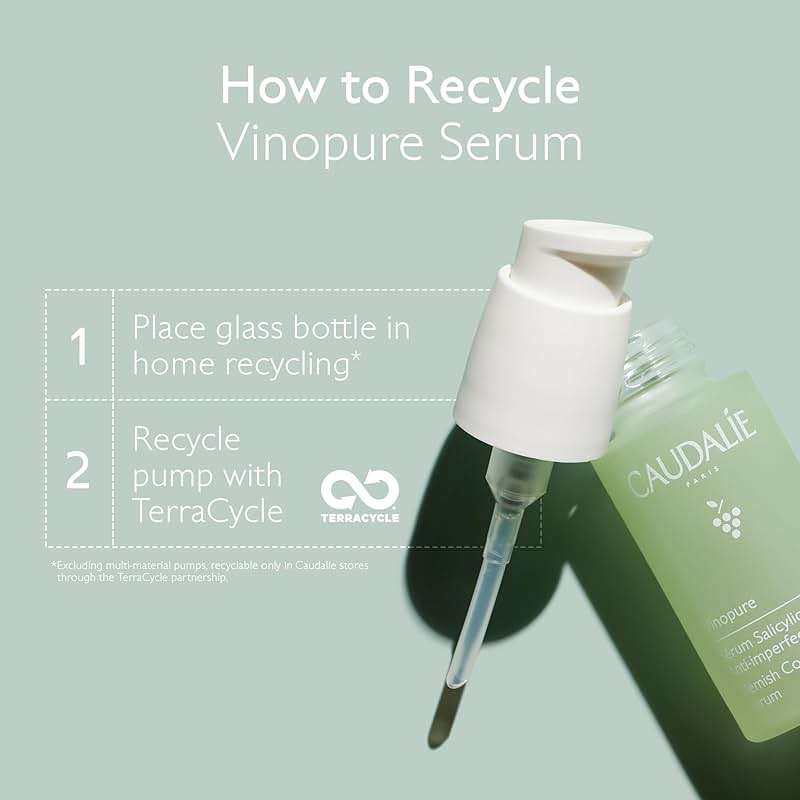 Caudalie Vinopure Natural Salicylic Acid Pore Minimizing Serum with Niacinamide, Skin Perfecting Serum - 30 mL - Image 10