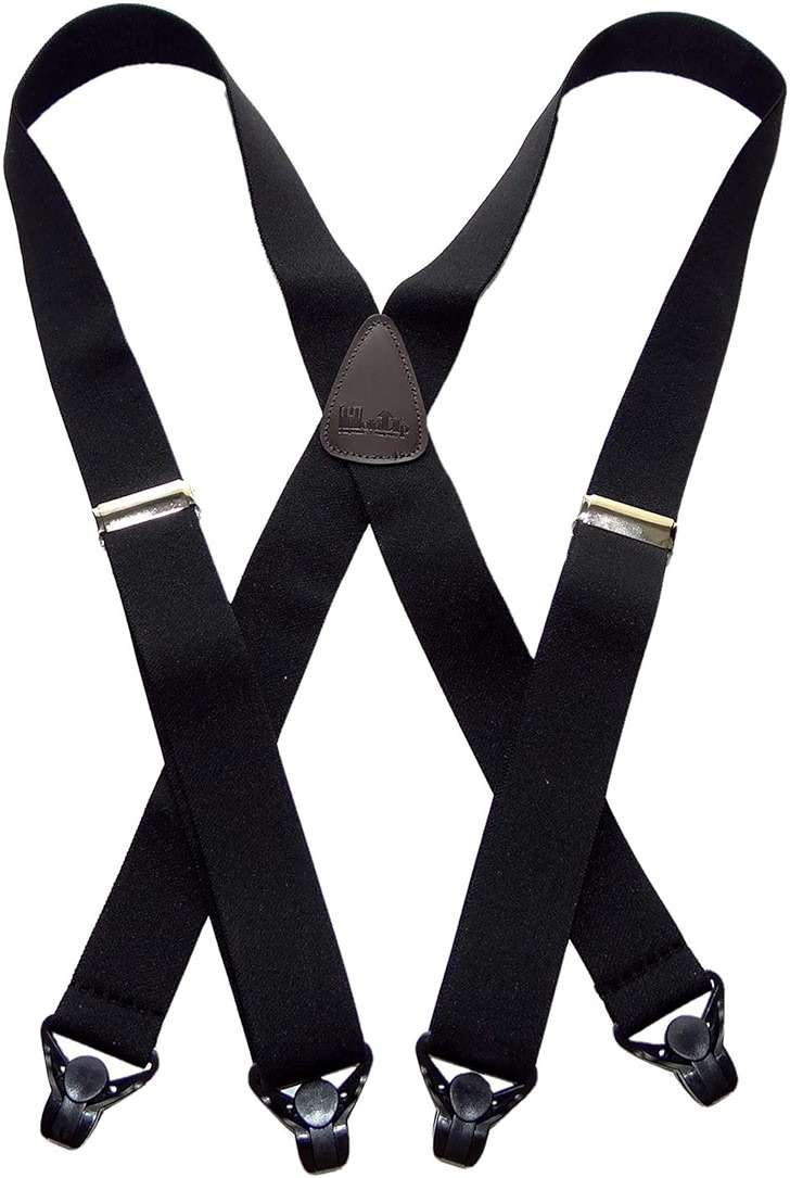 Holdup 1 1/2" wide Classic Series Suspenders for Men with Patented Gripper Clasp - Image 1
