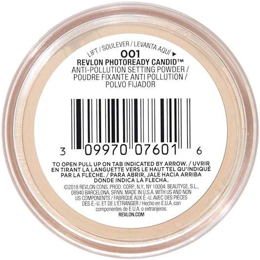 Revlon Setting Powder, PhotoReady Candid Blurring Face Makeup, Anti-Pollution, Lightweight & Breathable High Pigment, Natural Finish, 001 Universal Translucent, 0.5 Oz - Image 3