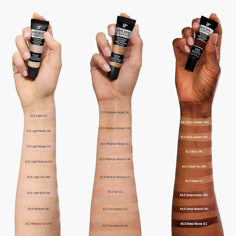IT Cosmetics Bye Bye Under Eye Concealer - Water-Resistant, 24H Full Coverage Brightening Concealer For Dark Circles, Fine Lines, Redness & Discoloration, Anti-Aging Color Correcting Cream - 0.4 fl oz - Image 5