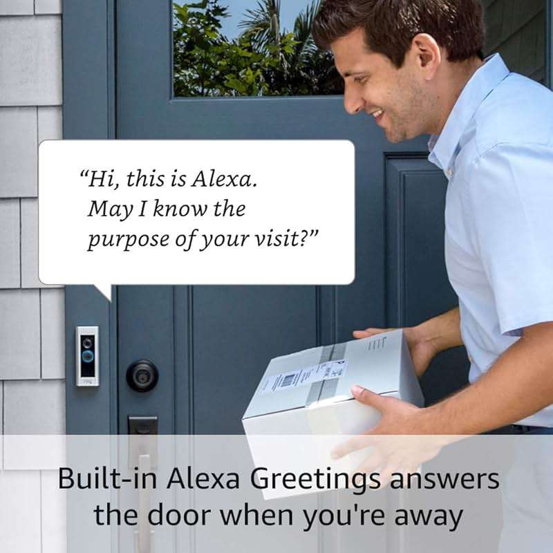 Like-New Ring Wired Doorbell Plus - Upgraded, with added security features and a sleek design (existing doorbell wiring required) - Image 5