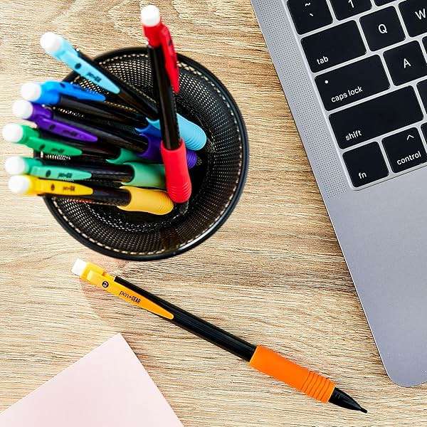 No. 2 Mechanical Pencils (Bright Multicolored, 3 Leads in Each) 24 count - Image 2