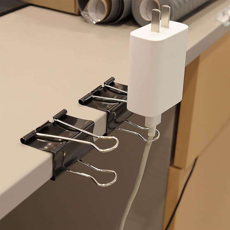 KTOJOY Extra Large Binder Clips (36 Pack) 2 Inch, Big Paper Clamps for Office Supplies, Black - Image 5