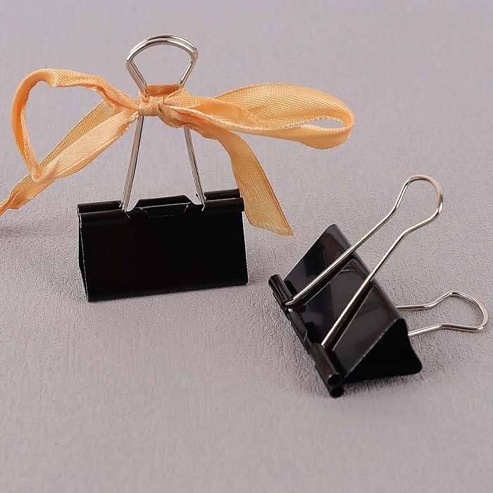 KTOJOY Extra Large Binder Clips (36 Pack) 2 Inch, Big Paper Clamps for Office Supplies, Black - Image 7