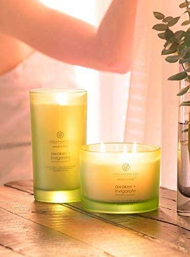 Chesapeake Bay Candle Scented Candle, Awaken + Invigorate (Lemongrass Eucalyptus), Coffee Table - Image 2