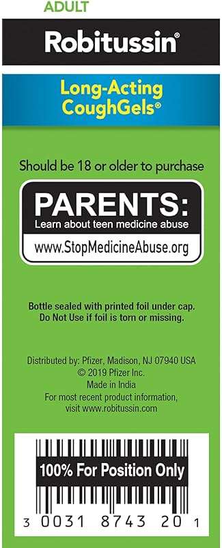 Robitussin 8 Hour Liqui-gels Cough, Adult Formula - 20 count Liqui-Gels - Image 11