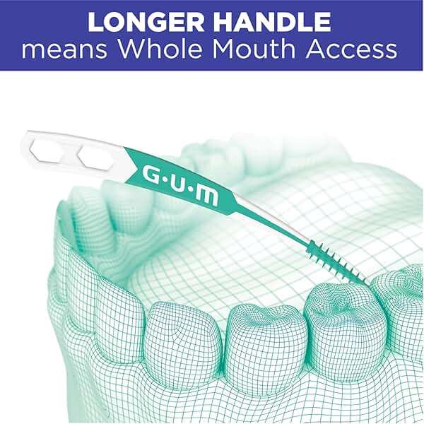 GUM Soft-Picks Advanced – Easy-to-Use Interdental Picks for Plaque Removal & Gum Health with Convenient Carry Case, Dentist Recommended, 90 Count (Pack of 3) 270 Total - Image 7