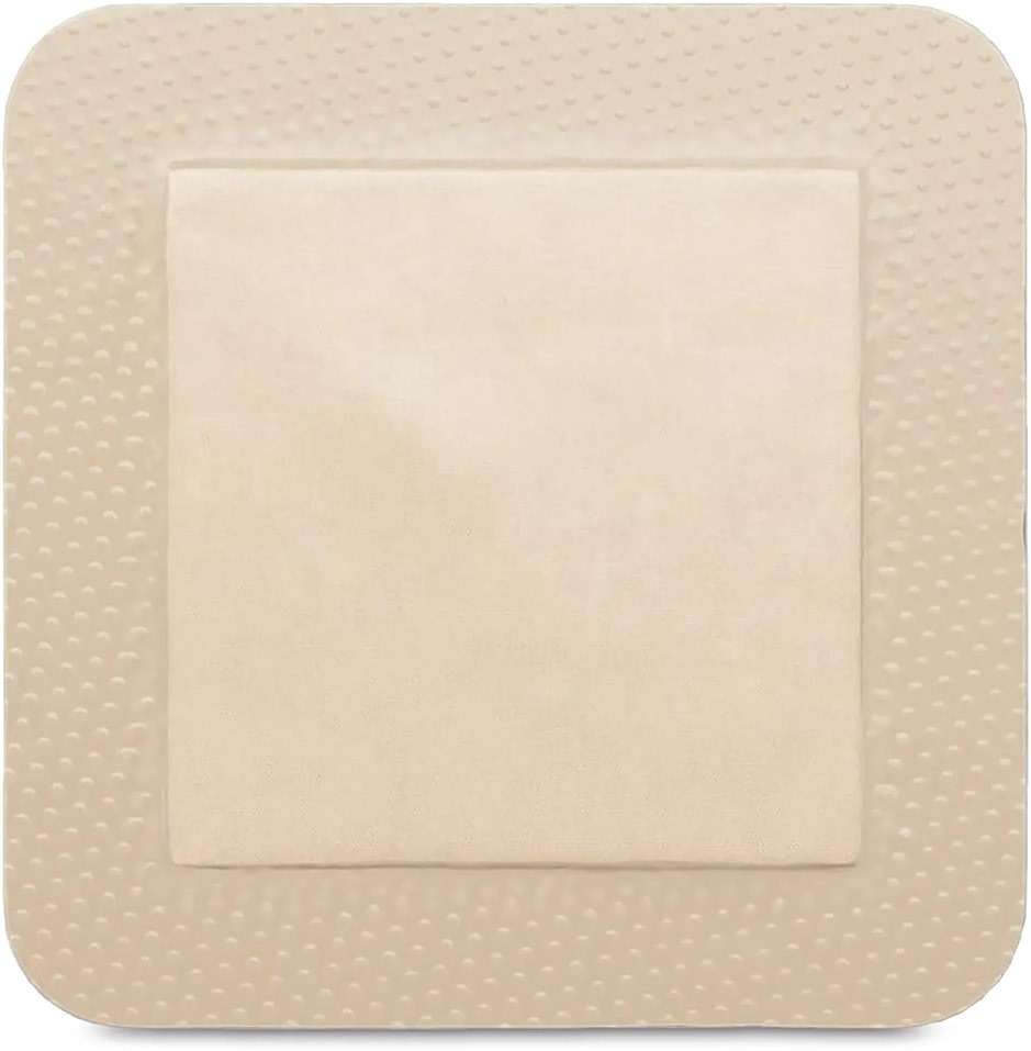 DermaRite's ComfortFoam Border Lite, Thin Foam Wound Dressing - Flexible Soft Silicone, Self Adhesive, No Natural Rubber Latex - 3 in. x 3 in., 1 Count, 10 Packs, 10 Total - Image 2