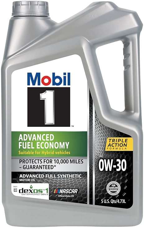 Mobil 1 Advanced Fuel Economy Full Synthetic Motor Oil 0W-30, 5 Quart - Image 2