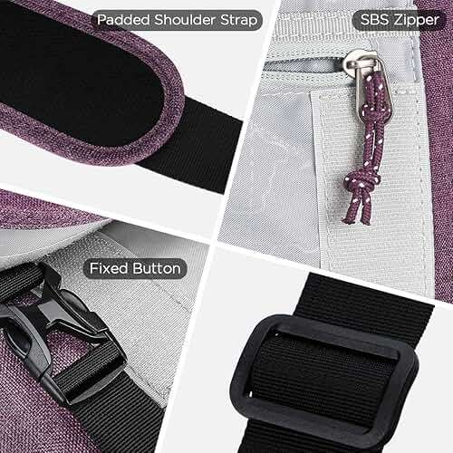 OIWAS Messenger Bag for Women, 15.6 Inch Laptop Crossbody Bags Men Casual Satchel Shoulder Bag College Travel Office Briefcase - Image 4