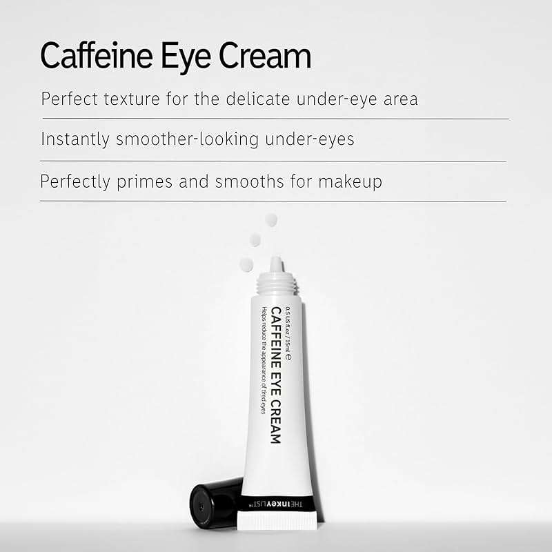 The INKEY List Caffeine Eye Cream, Reduce Eye Puffiness and Dark Circle, Blur Fine Lines, 0.5 fl oz - Image 3