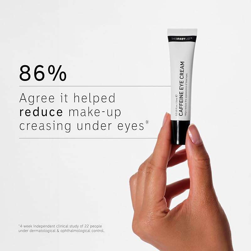 The INKEY List Caffeine Eye Cream, Reduce Eye Puffiness and Dark Circle, Blur Fine Lines, 0.5 fl oz - Image 6