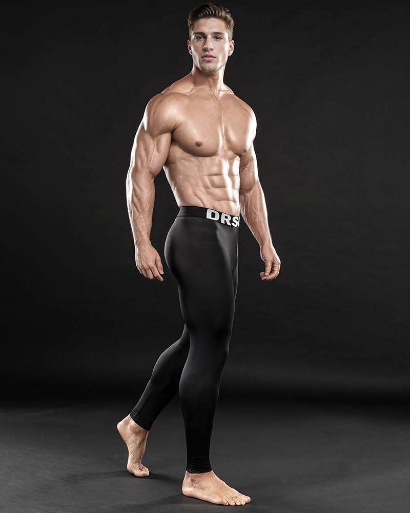 DRSKIN 5, 4, 3 or 1 Pack Men’s Compression Pants Tights Leggings Sports Baselayer Running Athletic Workout Active - Image 6