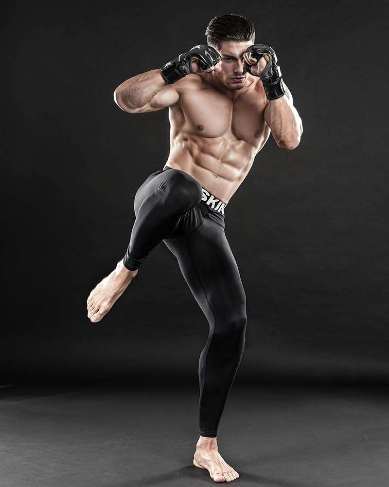 DRSKIN 5, 4, 3 or 1 Pack Men’s Compression Pants Tights Leggings Sports Baselayer Running Athletic Workout Active - Image 8