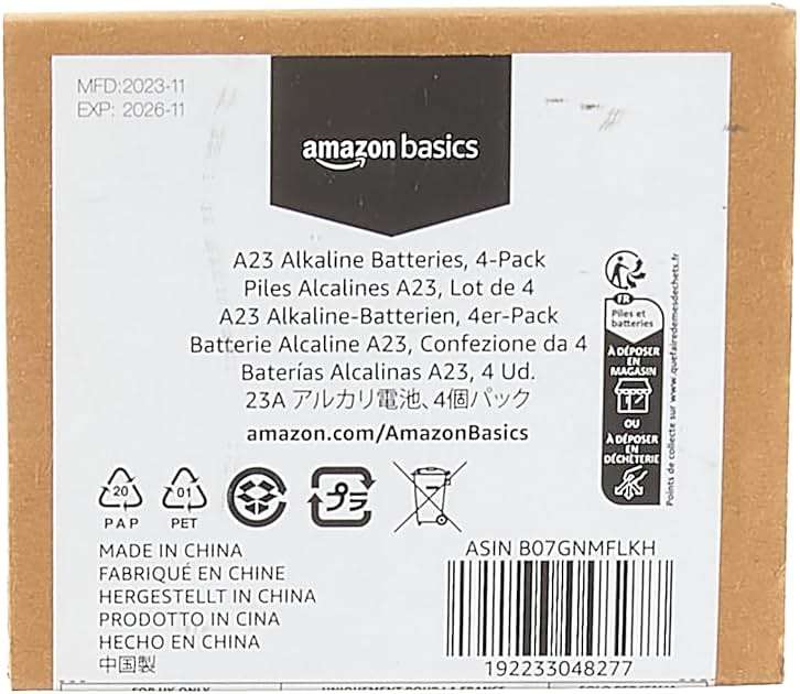 Amazon Basics 4-Pack 23A Alkaline Battery, 12 Volt, Long-Lasting Power - Image 6