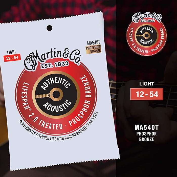 Martin Authentic Acoustic Guitar Strings - Lifespan 2.0 Treated - Image 4