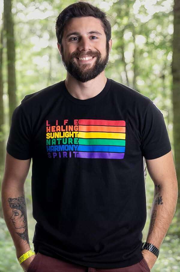 Pride Flag Meaning | Lesbian Gay Bisexual Transgender LGBTQ Men Women T-Shirt - Image 7