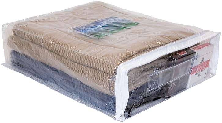 10-Pack Clear Vinyl Zippered Storage Bags 12 x 15 x 4 Inch - Image 3