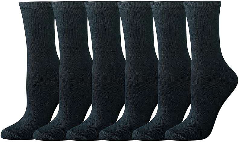 Amazon Essentials womens Cotton Crew Socks - Image 1