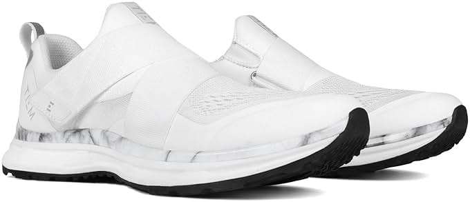TIEM Slipstream - White Marble - Indoor Cycling Shoe, SPD Compatible (Women's Size 7) - Image 1