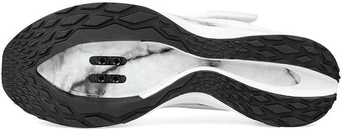 TIEM Slipstream - White Marble - Indoor Cycling Shoe, SPD Compatible (Women's Size 7) - Image 5
