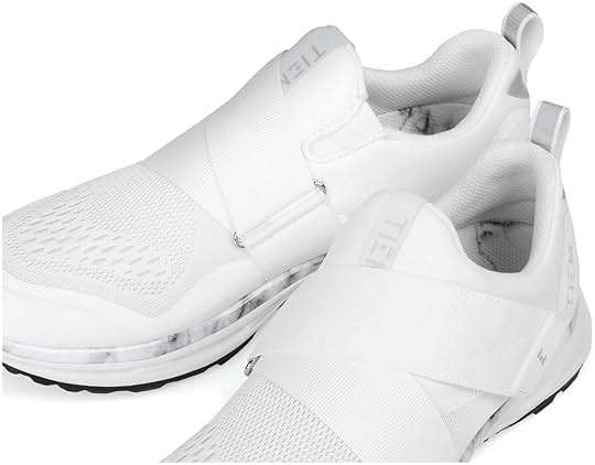 TIEM Slipstream - White Marble - Indoor Cycling Shoe, SPD Compatible (Women's Size 7) - Image 6