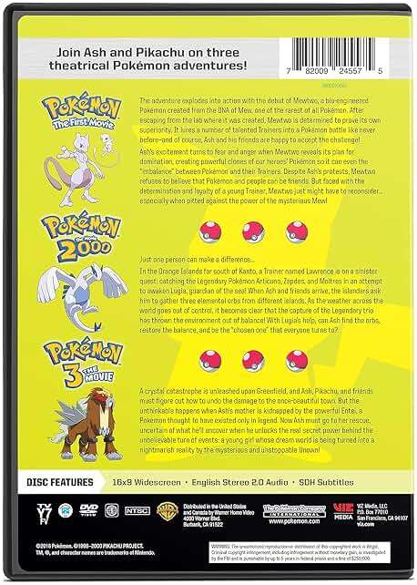 Pokemon Movies 1-3 (Standard Edition) (DVD) - Image 3