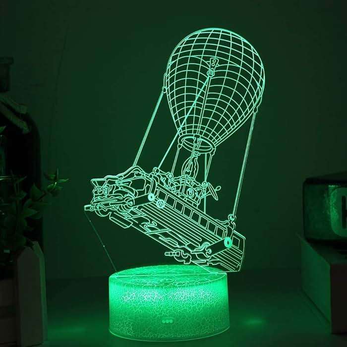 Hoofun Battle Bus Night Light: Lamps with 3D Stereo Vision and Remote Control, Desk Light for Battleroyal Players Modelling, Night Light for Boys Girls Birthday Christmas Festival Gifts - Image 4
