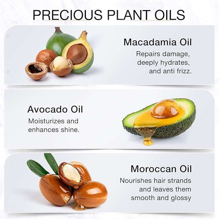 Bali Secret Hussell Hair Treatment Serum - 40 Hair Care Capsules - No Rinse - With Argan Macadamia & Avocado Oils - Vitamins A, E, & Pro B5 - Conditioner for Women & Men - Image 3