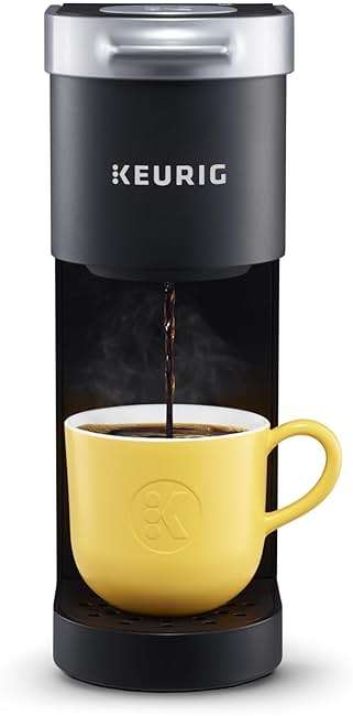 Keurig K-Mini Single Serve K-Cup Pod Coffee Maker, 6 to 12oz Brew size, with Cord Storage, Perfect for Small Spaces, Black - Image 1