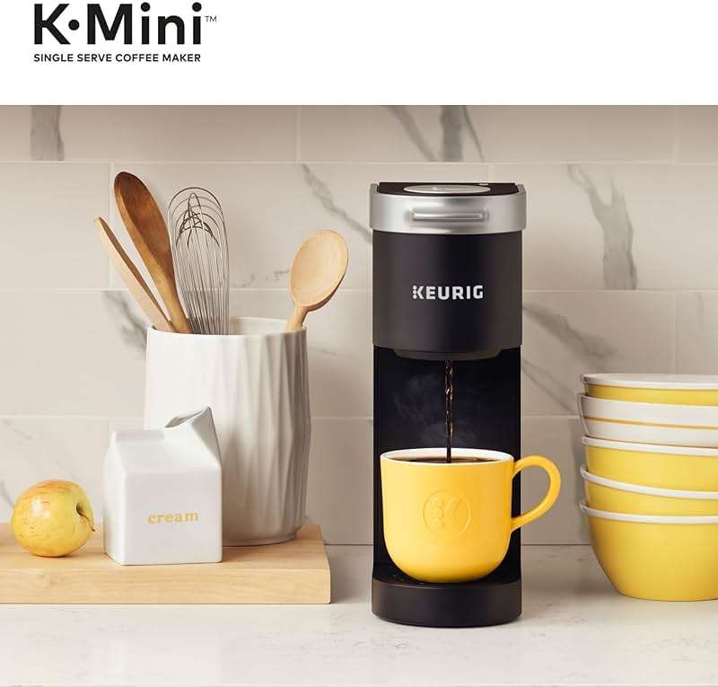 Keurig K-Mini Single Serve K-Cup Pod Coffee Maker, 6 to 12oz Brew size, with Cord Storage, Perfect for Small Spaces, Black - Image 2